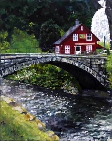 The Little Red House in Norway
16x20